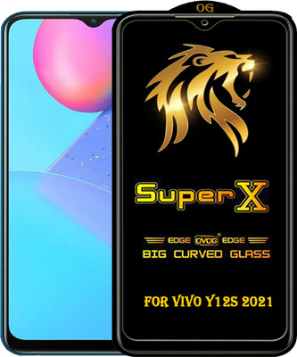 PFOAM Edge To Edge Tempered Glass for VIVO Y12S 2021(Pack of 1)