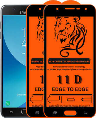 Forego Edge To Edge Tempered Glass for Samsung Galaxy J7 Max(Pack of 2)