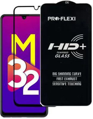 SM Styles Edge To Edge Tempered Glass for Samsung Galaxy M32/Samsung M32(Pack of 1)