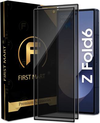 FIRST MART Edge To Edge Tempered Glass for Samsung ZFold 6 5G, Samsung Galaxy ZFold 6 5G, Samsung Z Fold6, Privacy Anti Spy Glass(Pack of 2)