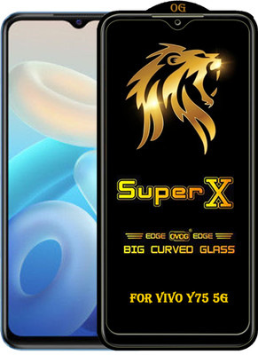 PFOAM Edge To Edge Tempered Glass for VIVO Y75 5G(Pack of 1)