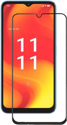 NKCASE Edge To Edge Tempered Glass for Lava Blaze Pro(Pack of 1)