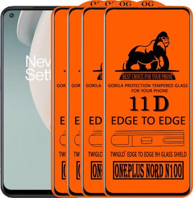 TWIGLO Edge To Edge Tempered Glass for ONEPLUS N100(Pack of 4)