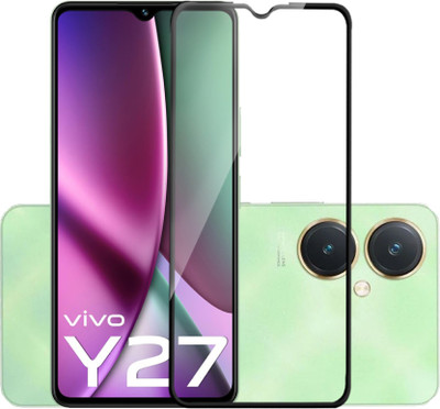 RCHJV Edge To Edge Tempered Glass for vivo Y27(Pack of 1)