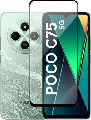 Flipkart SmartBuy Edge To Edge Tempered Glass for REDMI A4 5G, POCO C75 5G(Pack of 1)