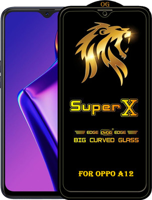 PFOAM Edge To Edge Tempered Glass for OPPO A12(Pack of 1)