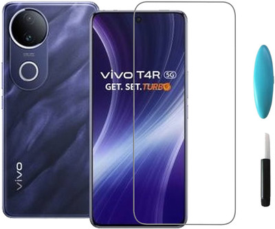 Hyper Edge To Edge Tempered Glass for vivo T4R 5G(Pack of 1)