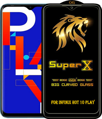 PFOAM Edge To Edge Tempered Glass for INFINIX HOT 10 PLAY(Pack of 1)
