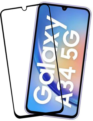 VAlight Edge To Edge Tempered Glass for SAMSUNG Galaxy A34 5G(Pack of 1)