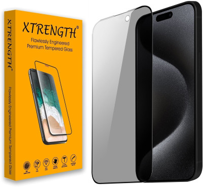 XTRENGTH Edge To Edge Tempered Glass for Apple iPhone 16 Pro Max(Pack of 1)