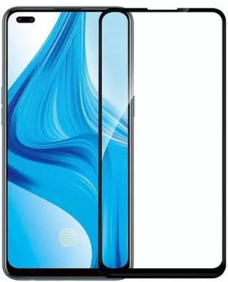 VISHZONE Edge To Edge Tempered Glass for OPPO F17 PRO(Pack of 1)