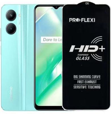 SM Styles Edge To Edge Tempered Glass for Realme C33 2023(Pack of 1)