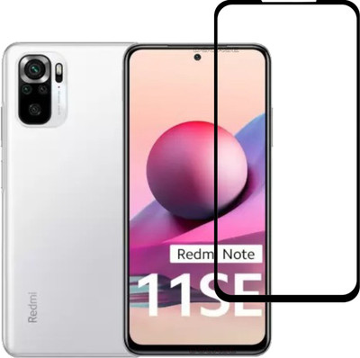 DSCASE Edge To Edge Tempered Glass for REDMI Note 11 SE, xiaomi Note 11 SE, MI Note 11 SE(Pack of 1)
