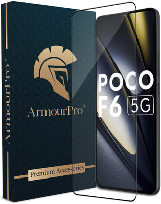 ArmourPro Edge To Edge Tempered Glass for Poco F6 5G, Poco F6, F6 5G, F6(Pack of 1)