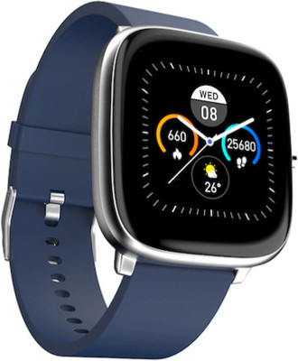 Varsha Edge To Edge Tempered Glass for Noise ColorFit Qube Oxy Smartwatch - Blue(Pack of 2)