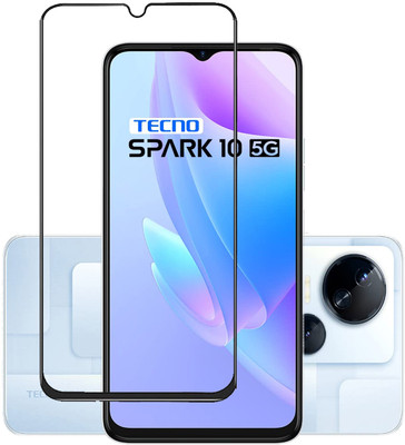 INFINITYWORLD Edge To Edge Tempered Glass for Tecno Spark 10 5G(Pack of 1)