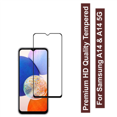 Ten To 11 Edge To Edge Tempered Glass for Samsung Galaxy A14(Pack of 1)