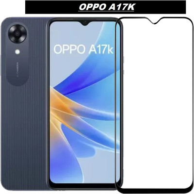 AKSHUD Edge To Edge Tempered Glass for OPPO A17K(Pack of 1)