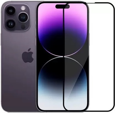 O2MG Edge To Edge Tempered Glass for APPLE iPhone 15 Pro max, iPhone 15 Pro max(Pack of 1)