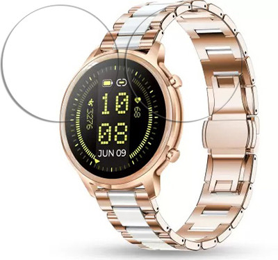 ARBAN Edge To Edge Tempered Glass for Pebble Celia 1.32 inch SMARTWATCH SCREEN GUARD(Pack of 2)