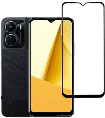 DSCASE Edge To Edge Tempered Glass for vivo Y16(Pack of 1)