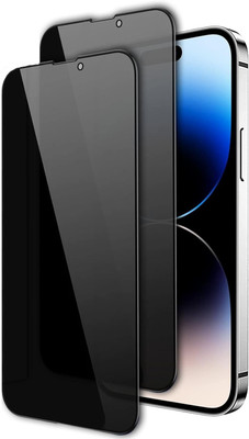 Maxpro Edge To Edge Tempered Glass for Apple iPhone 14 Pro Privacy Screen Protector(Pack of 2)