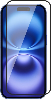 ShieldTech Edge To Edge Tempered Glass for Apple iPhone 15 Premium Screen Guard - Screen Protector for Apple iPhone 15 (Black)(Pack of 1)