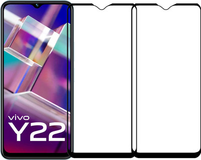 Flipkart SmartBuy Edge To Edge Tempered Glass for vivo Y22(Pack of 2)