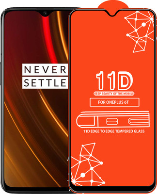 Qyist Edge To Edge Tempered Glass for OnePlus 6T(Pack of 1)