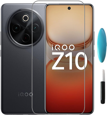 AKSHUD Edge To Edge Tempered Glass for IQOO Z10 5G(Pack of 1)