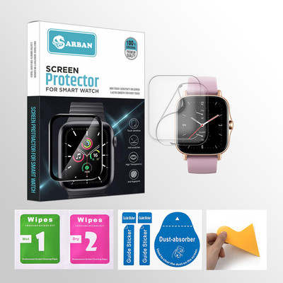 ARBAN Edge To Edge Tempered Glass for Amazfit GTS 2e Smartwatch 2 PROTECTOR + 2 WIPES + 2 DUST REMOVAL STICKER + 1 WIPER(Pack of 2) ARBAN Edge To Edge Tempered Glass for Amazfit GTS 2e Smartwatch 2 PROTECTOR + 2 WIPES + 2 DUST REMOVAL STICKER + 1 WIPER(Pack of 2)