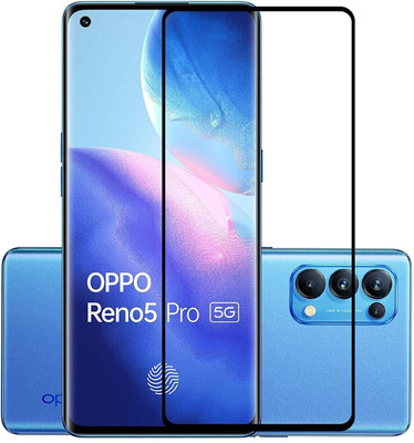 MobieGenie Edge To Edge Tempered Glass for Oppo Reno 5 Pro 5G(Pack of 1)