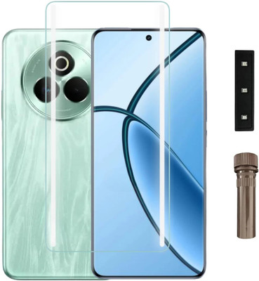 Mobi Edge To Edge Tempered Glass for Realme P3 Pro 5G, Realme P3 Ultra 5G, 2.5D Curved Edge Premium Tempered Glass for Ultimate Protection(Pack of 1)