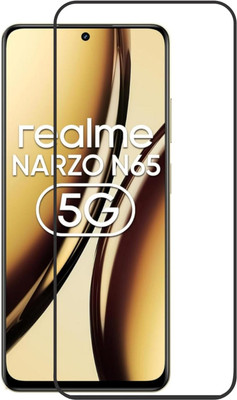 9H Edge To Edge Tempered Glass for Realme Narzo N65 5G-| Screen Protector Full HD Quality Tempered Glass Anti-Scratch Edge to Edge Coverage with Easy Installation Kit (Black) |(Pack of 1) 9H Edge To Edge Tempered Glass for Realme Narzo N65 5G-| Screen Protector Full HD Quality Tempered Glass Anti-Scratch Edge to Edge Coverage with Easy Installation Kit (Black) |(Pack of 1)