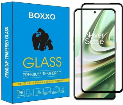 Boxxo Edge To Edge Tempered Glass for OnePlus 10T 5G(Pack of 1)