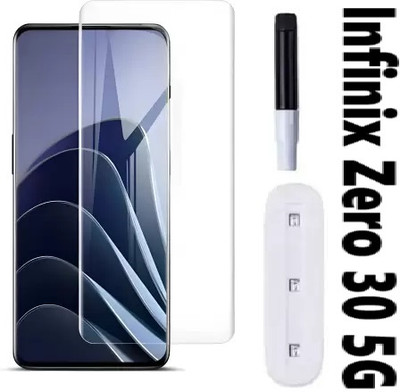 welldesign Edge To Edge Tempered Glass for Infinix Zero 30 5G(Pack of 1)