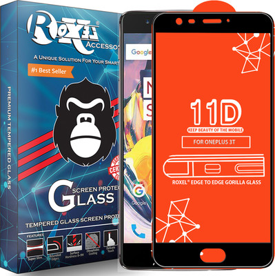Roxel Edge To Edge Tempered Glass for OnePlus 3T(Pack of 1)