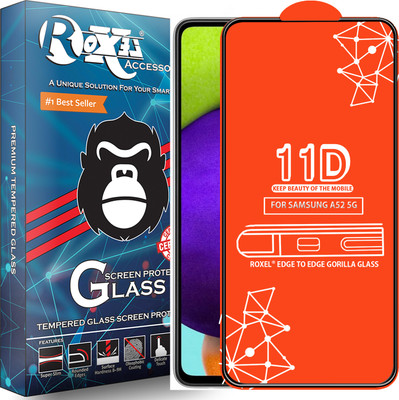 Roxel Edge To Edge Tempered Glass for Samsung Galaxy A52(Pack of 1)
