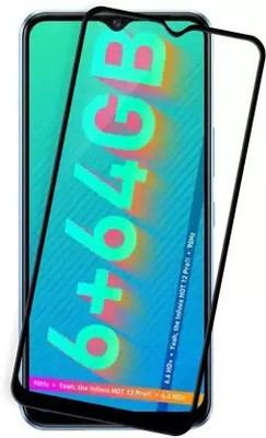 ASVALBUY Edge To Edge Tempered Glass for Infinix Hot 12 Pro(Pack of 1)