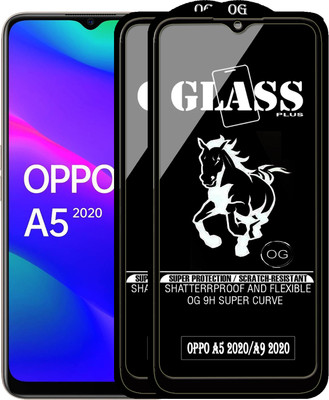 PFOAM Edge To Edge Tempered Glass for OPPO A9 2020(Pack of 2)