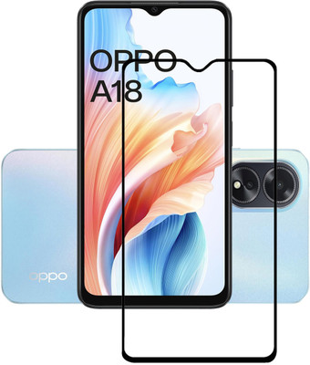 INFINITYWORLD Edge To Edge Tempered Glass for OPPO A18(Pack of 1)