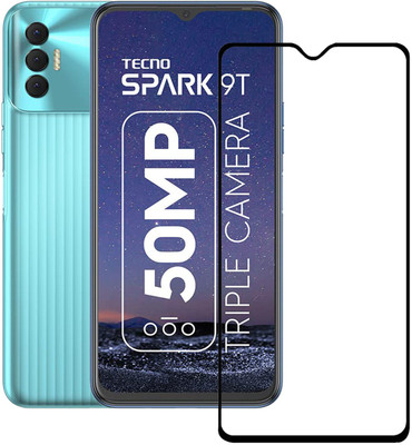 NKCASE Edge To Edge Tempered Glass for Tecno Spark 9T(Pack of 1)