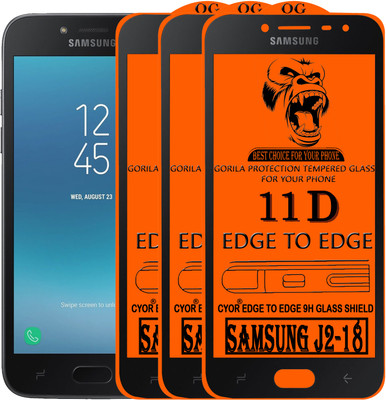 CYOR Edge To Edge Tempered Glass for SAMSUNG J2-18(Pack of 3)