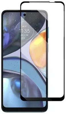 O2MG Edge To Edge Tempered Glass for MOTOROLA g22, MOTO g22(Pack of 1)