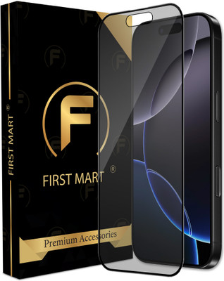 FIRST MART Edge To Edge Tempered Glass for iPhone 16 Pro, Apple iPhone 16 Pro, 16 Pro, Matte Finish Glass(Pack of 1)