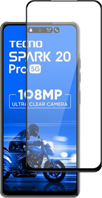 Vatsin Edge To Edge Tempered Glass for Tecno Spark 20 Pro 5G(Pack of 1)