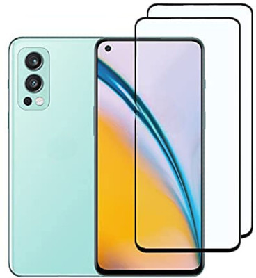 mobinix Edge To Edge Tempered Glass for OnePlus Nord, OnePlus Nord 2, OnePlus Nord CE, OnePlus Nord 2T(Pack of 2)