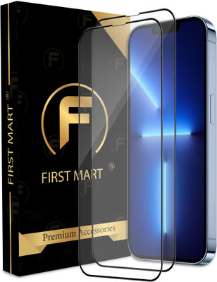 FIRST MART Edge To Edge Tempered Glass for iPhone 13 Pro Max, iPhone 14 Plus, Apple 13 Pro Max, Apple 14 Plus(Pack of 2)