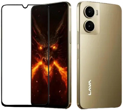 EITANSHA CREATION Edge To Edge Tempered Glass for Lava Blaze Dragon 5G(Pack of 1)