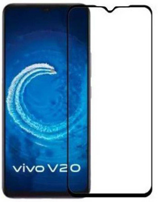 VAKIBO Edge To Edge Tempered Glass for Vivo V20(Pack of 1)